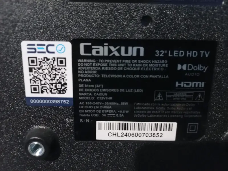 Televisor LED HD 32 pulgadas Caixun con Roku - 2