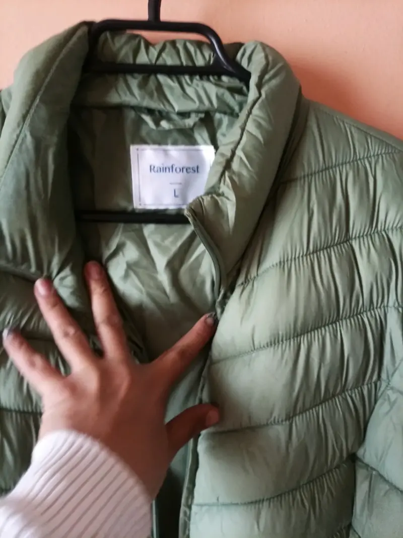 Chaqueta acolchada verde Rainforest talla L - 3