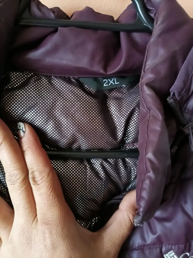 Chaqueta acolchada morada Columbia para invierno - 3