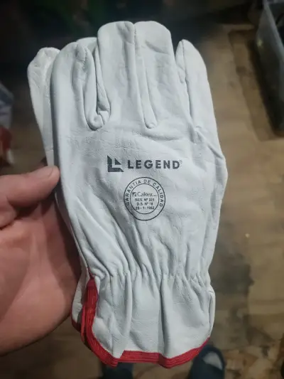 Guantes de trabajo de cuero Legend lote de 6 ud - miniatura 1