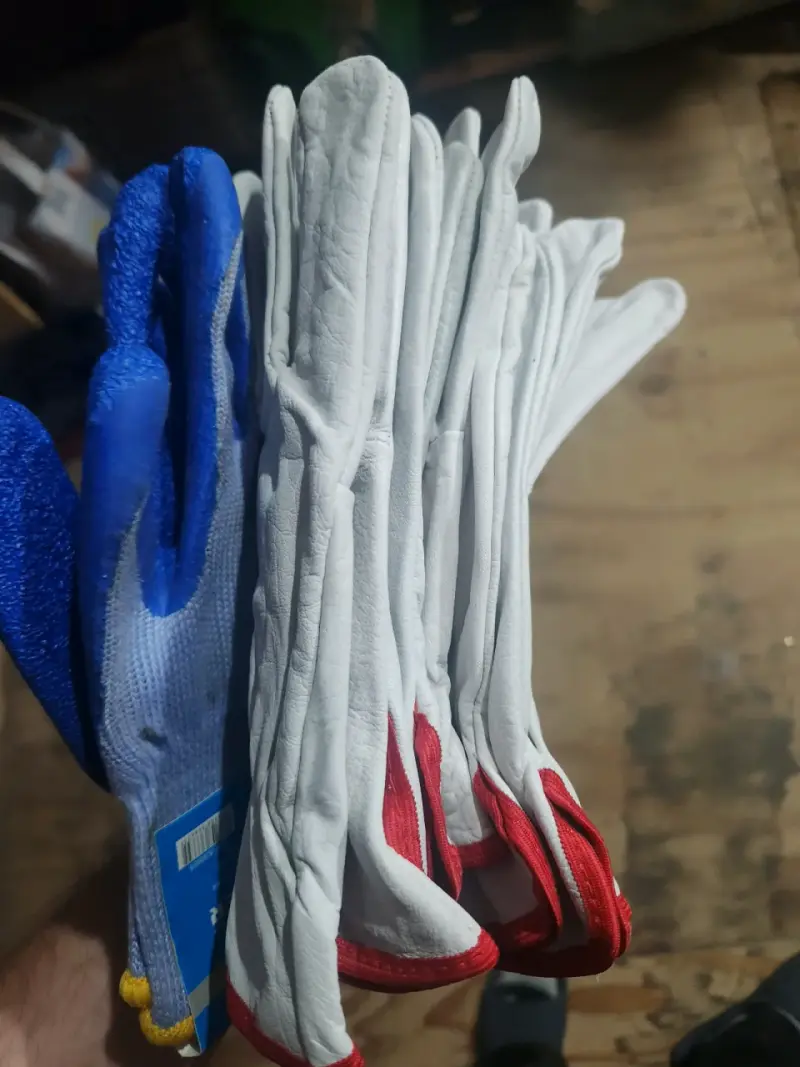 Guantes de trabajo de cuero Legend lote de 6 ud - 4