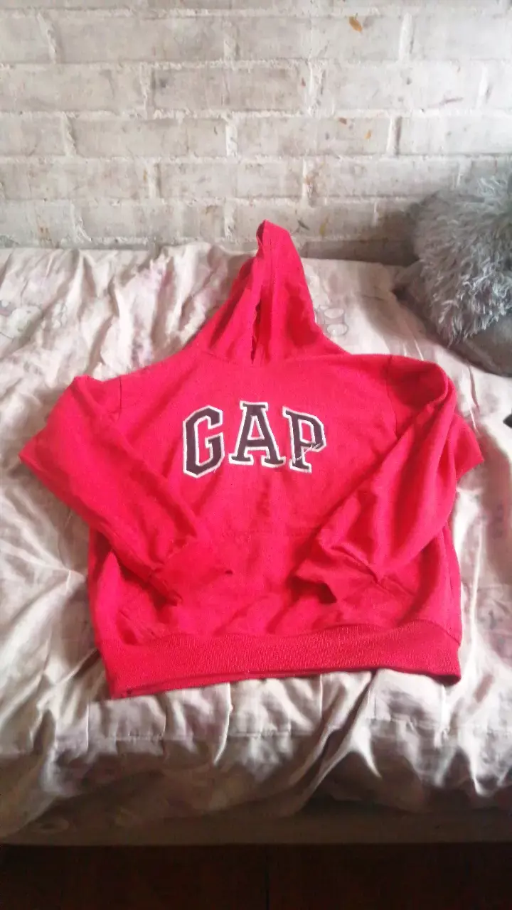 Polerón con capucha rojo GAP para mujer - 1