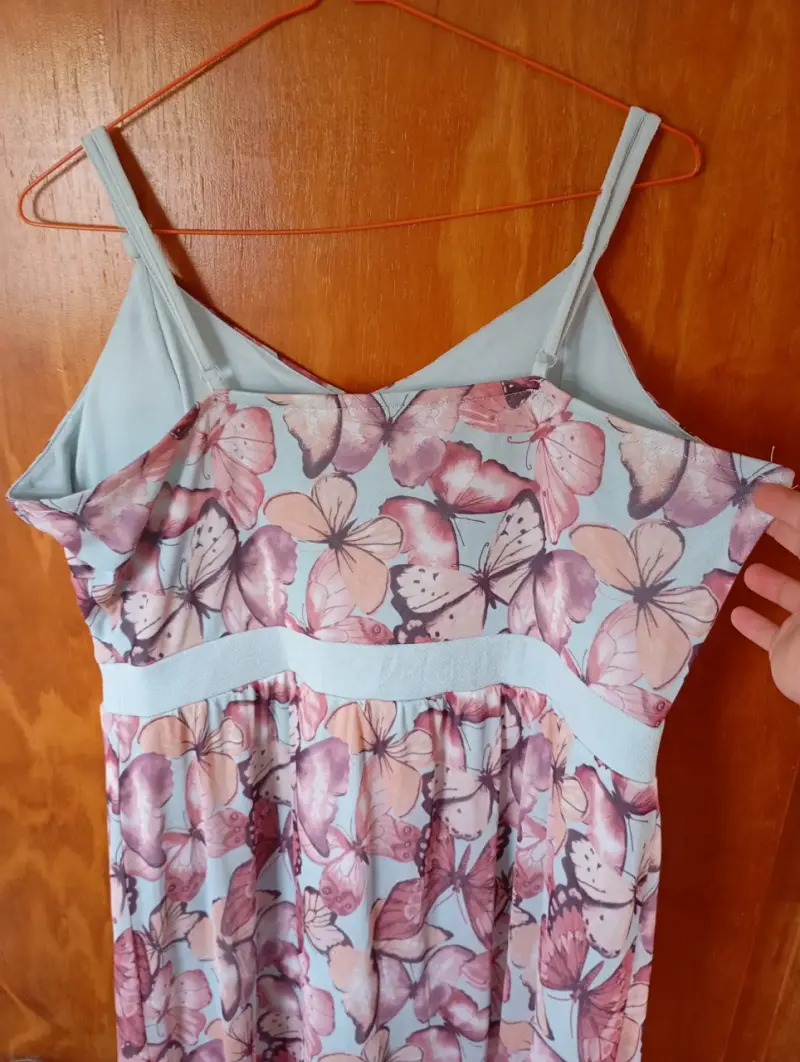 Vestido enterito short mariposas - 5