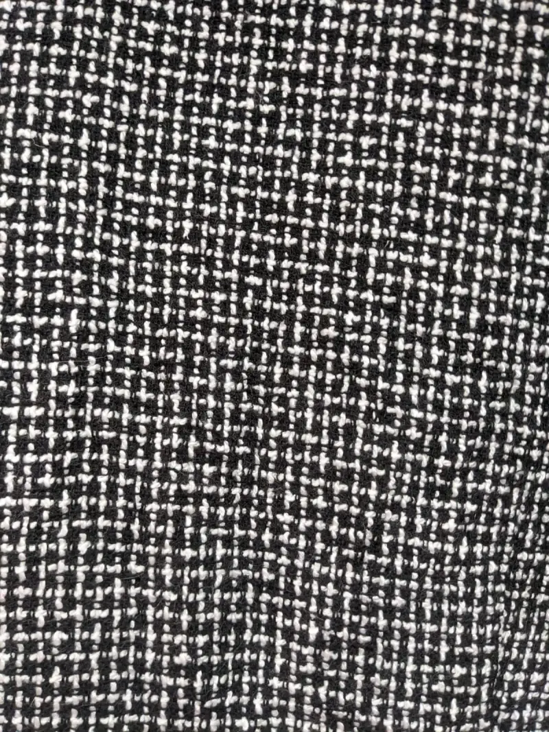 Blazer de Tweed Negro y Blanco Dressbarn - 1