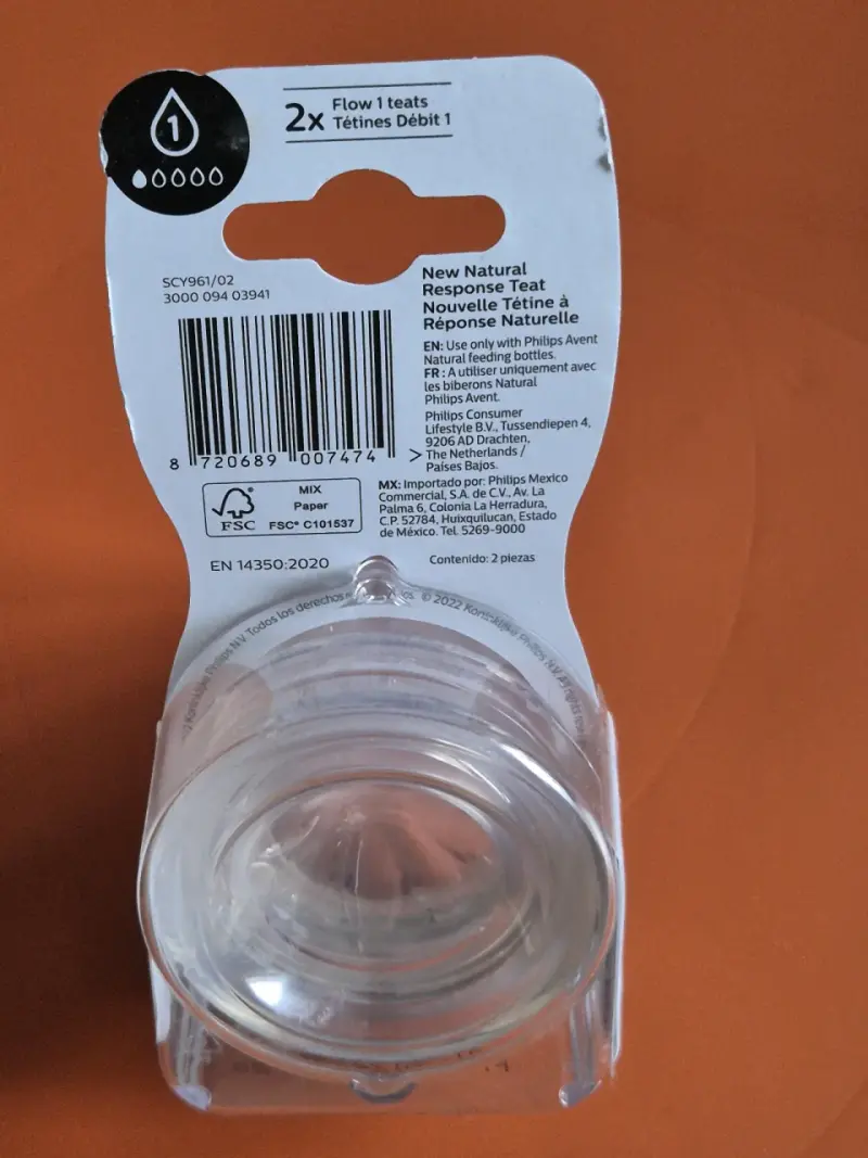 Tetinas phillips avent natural response flujo 1 - 3