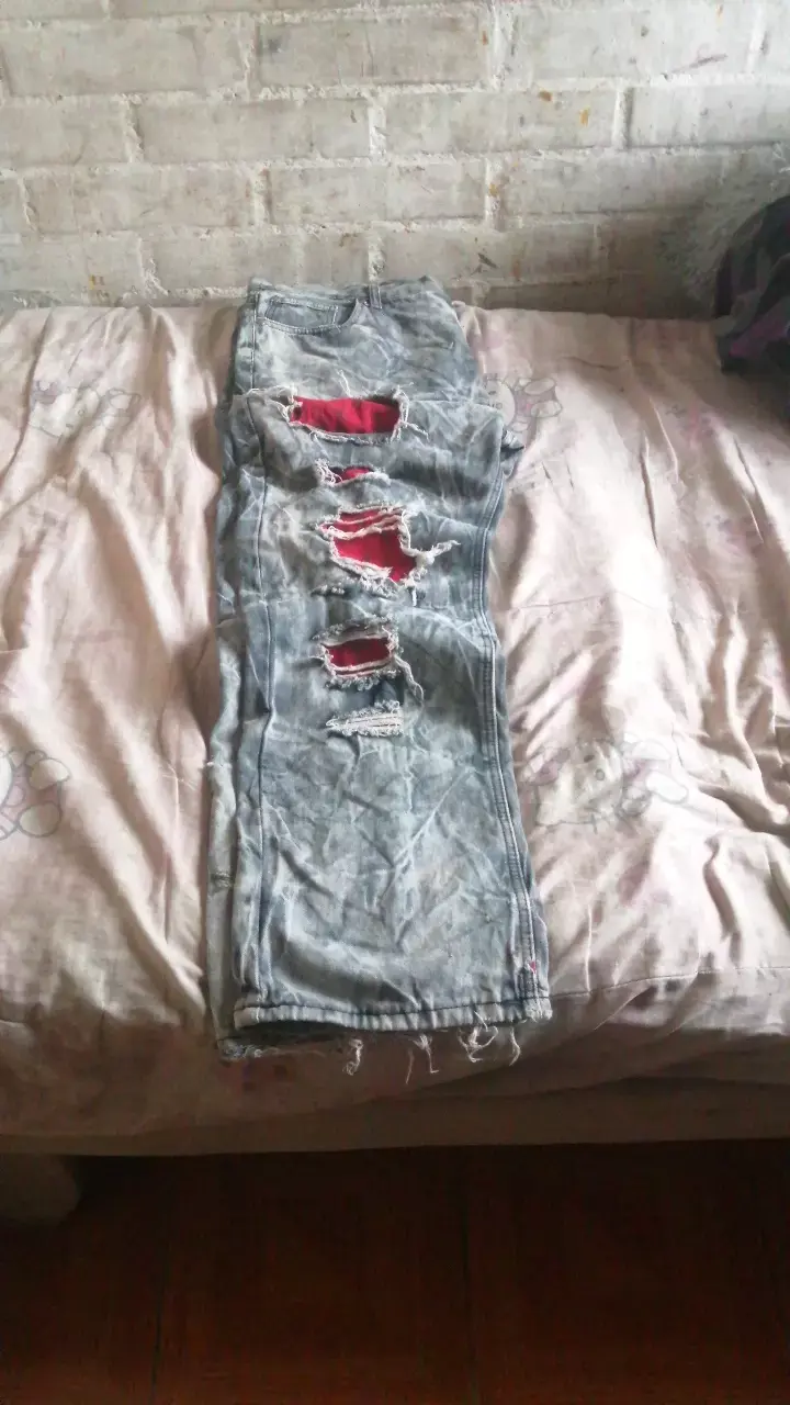 Jeans desgastados estilo vintage para hombre - 1