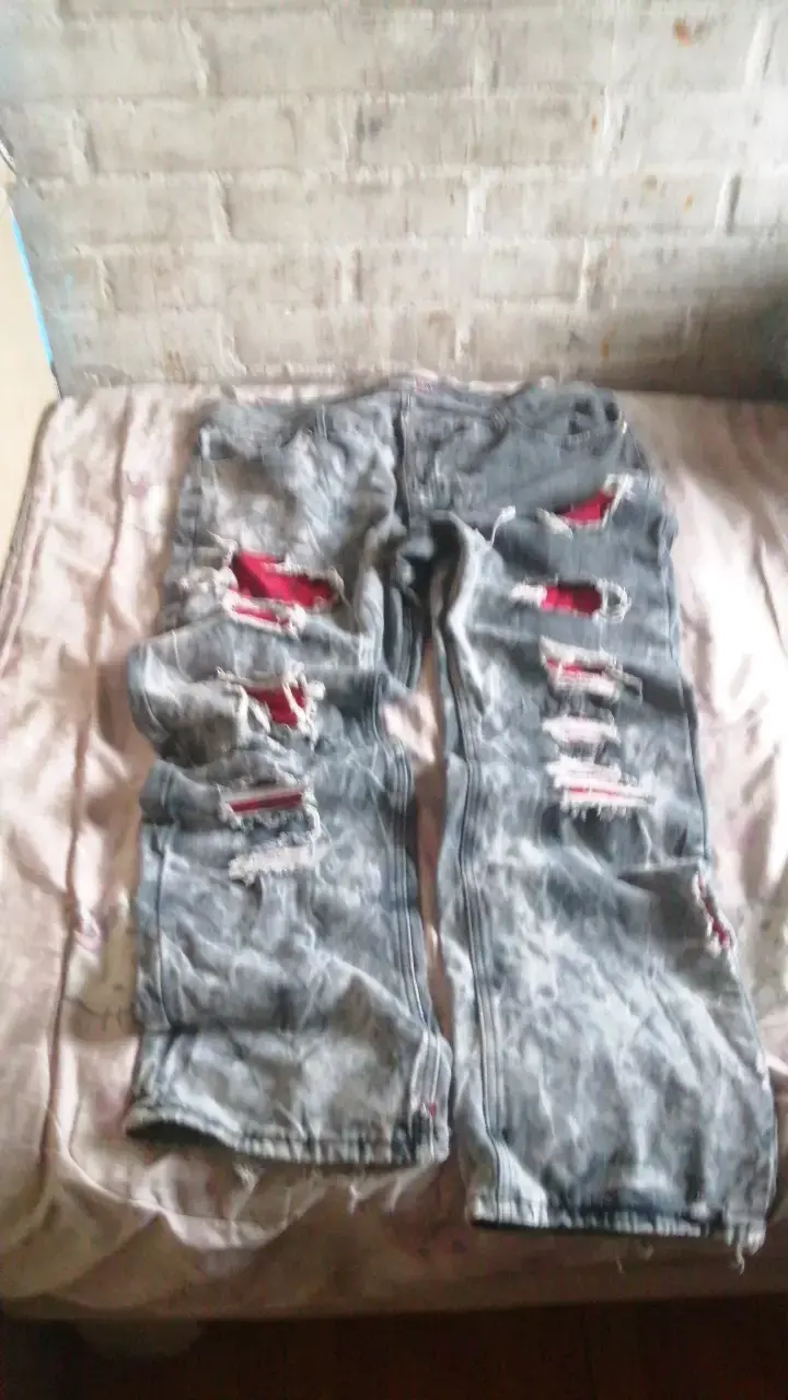 Jeans desgastados estilo vintage para hombre - 3