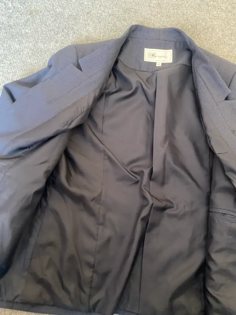 Blazer azul marino para mujer talla 44 - 4