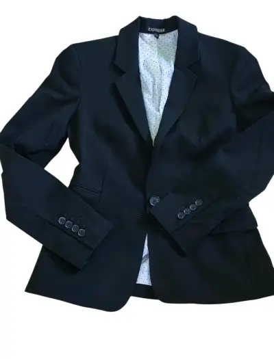 Blazer de terciopelo marrón para mujer - miniatura 5