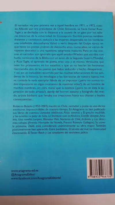 Libro 'Estrella distante' de Roberto Bolaño - miniatura 2