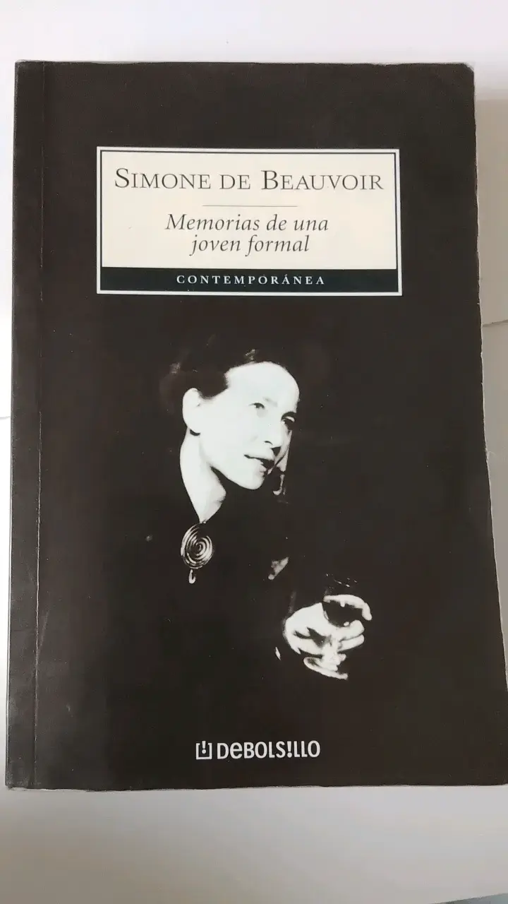 Libro 'Memorias de una joven formal'- Simone de B - 1