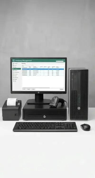Sistema de Punto de Venta Completo HP con Monitor y Accesorios - miniatura 1