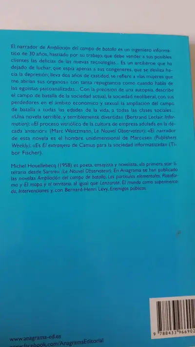 Libro 'Ampliación del campo de batalla' - Michel H - miniatura 2