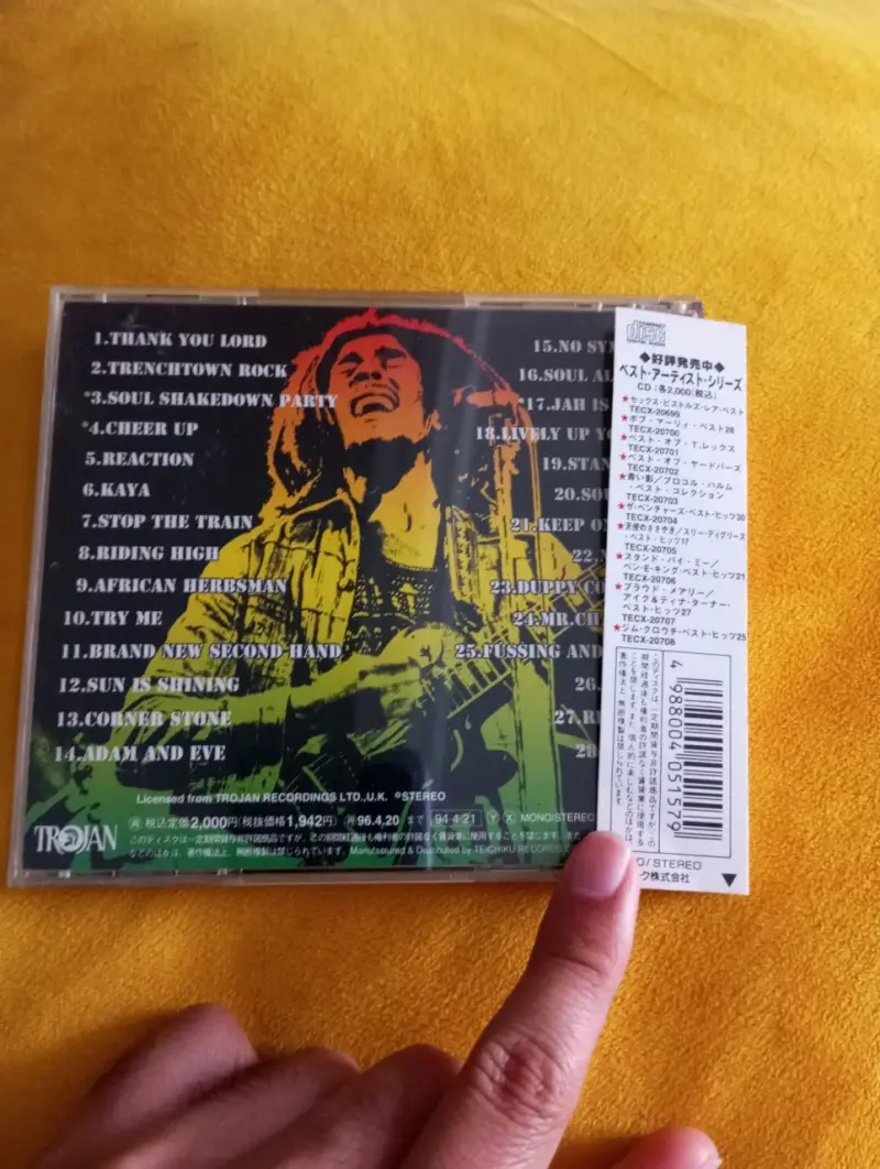 CD Bob Marley - 28 Greats (Edición Japonesa Origin - 2