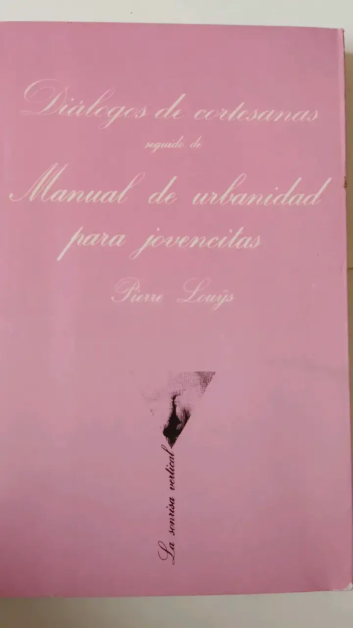 Libro Diálogos de Cortesanas de Pierre Louÿs - 1