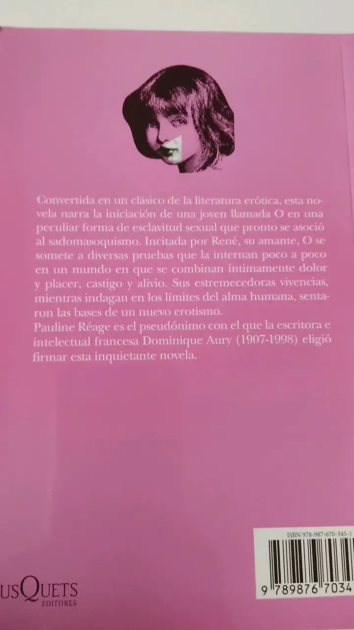 Libro 'Historia de O' de Pauline Réage - 2