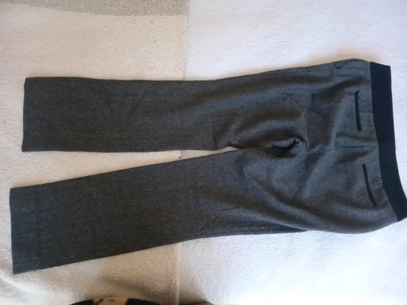 Pantalones de vestir grises para mujer - 3