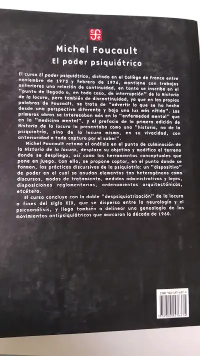Libro 'El Poder Psiquiátrico' de Michel Foucault - miniatura 2