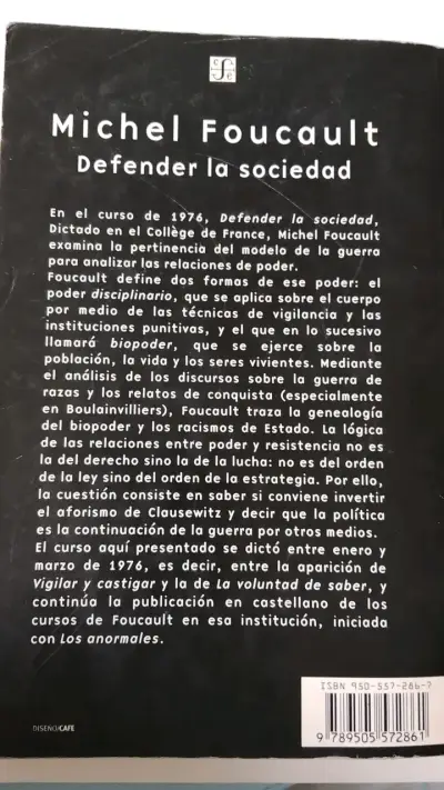 Libro 'Defender la Sociedad' de Michel Foucault - miniatura 2