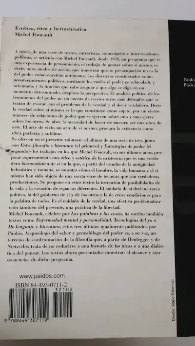 Libro 'Estética, ética y hermenéutica' Michel Fo - miniatura 2