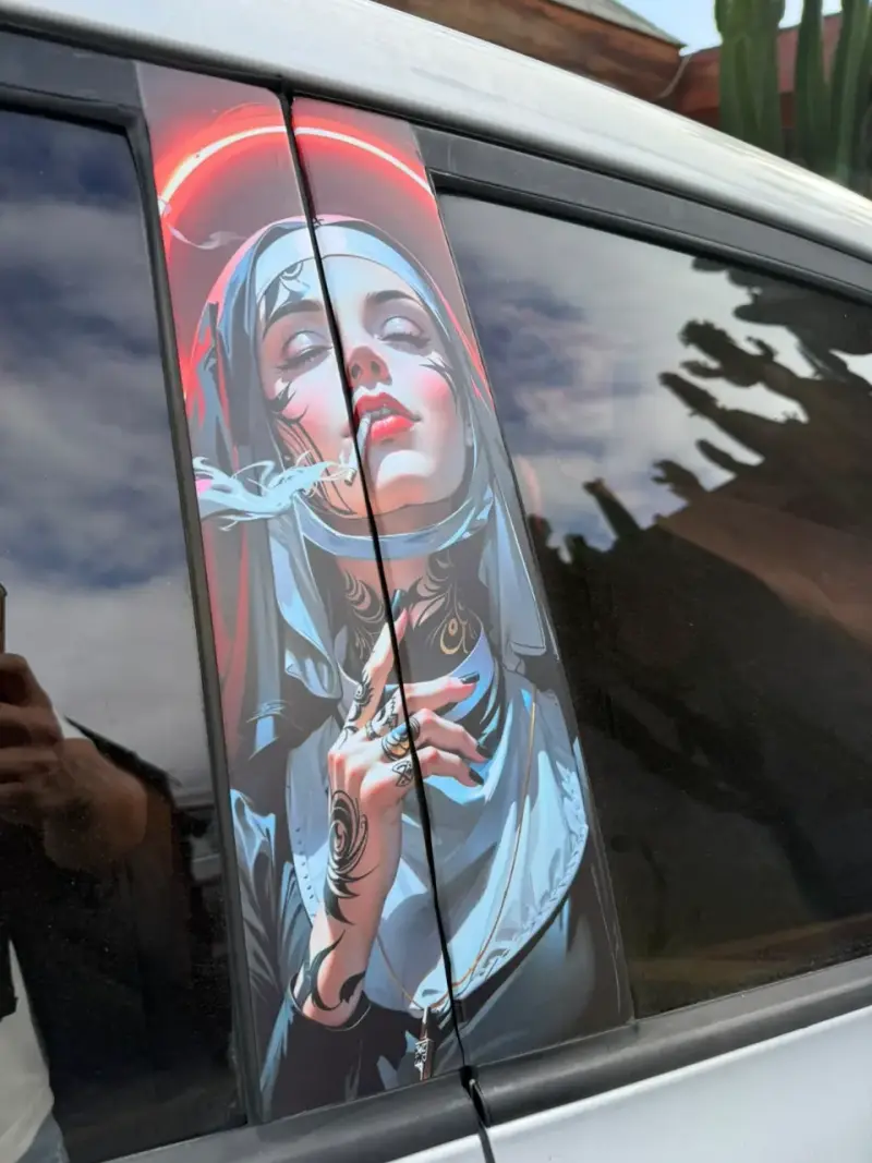 Adhesivos decorativos para auto con diseño artístico - 2