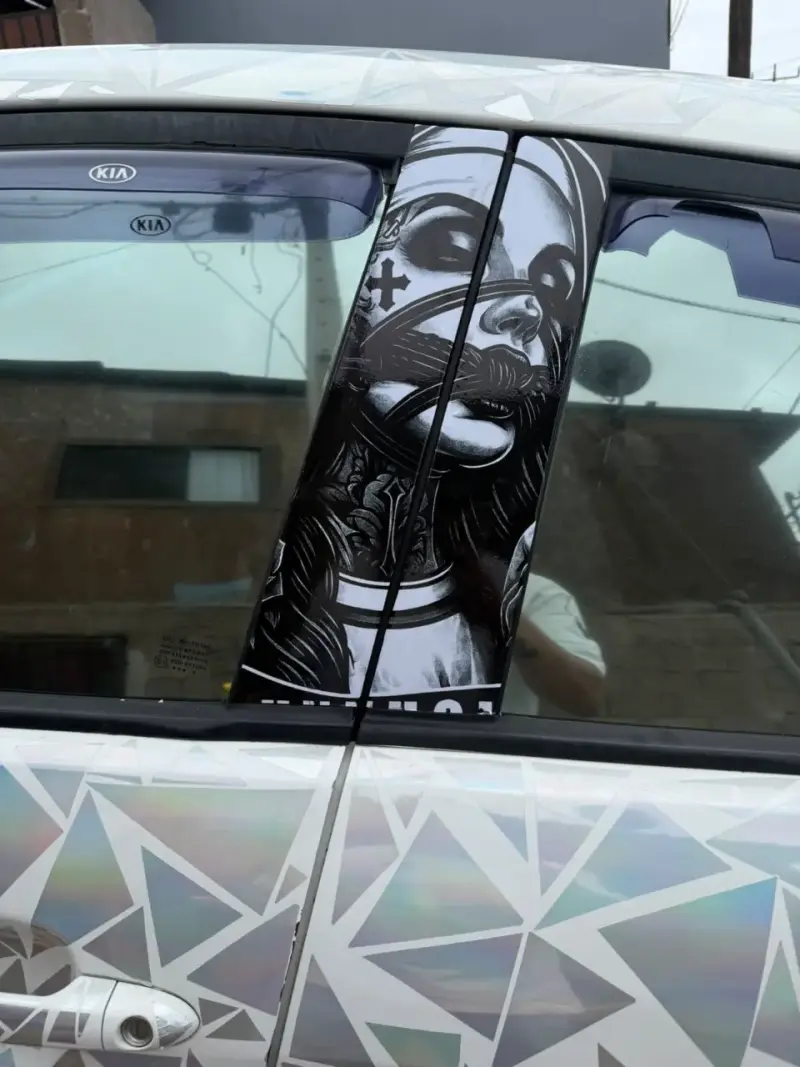 Adhesivos decorativos para auto con diseño artístico - 4