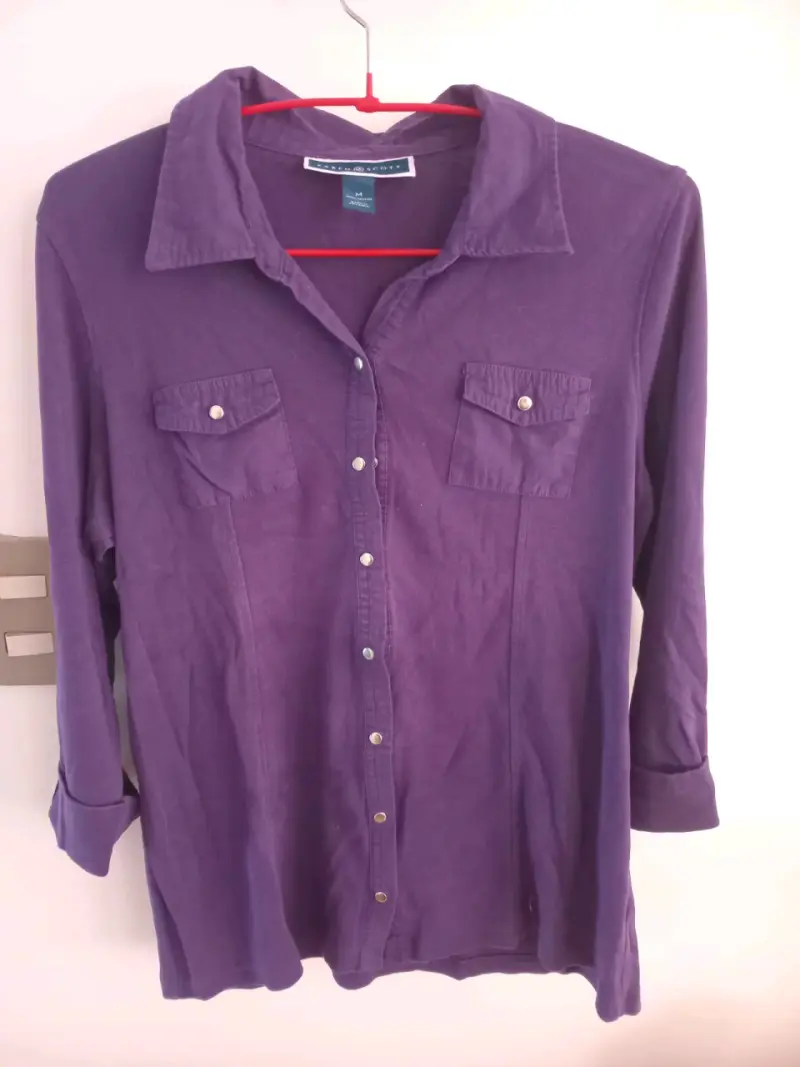 Camisa morada de mujer Lyle & Scott