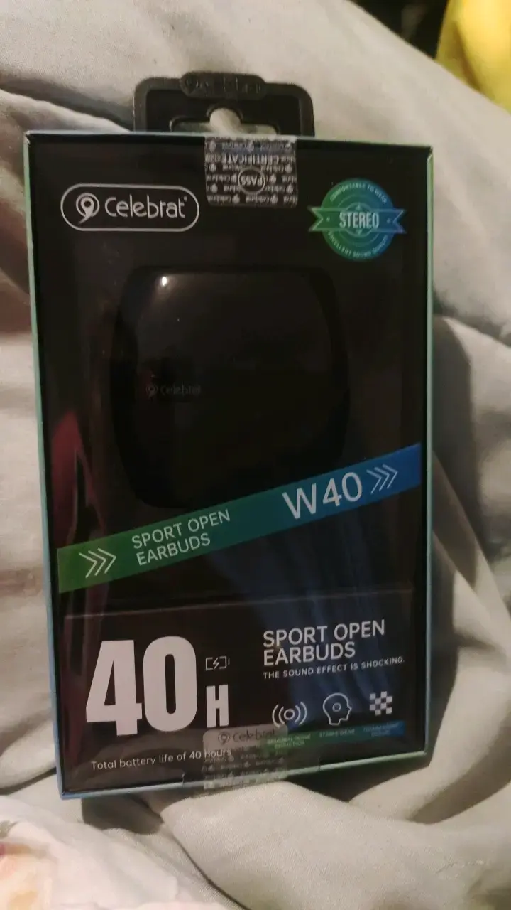 Audífonos Deportivos Celebrat W40 con 40 Horas de Batería - 1