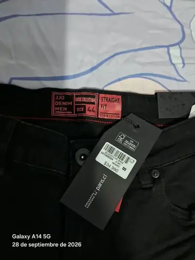 Jeans negros para hombre JJO Denim talla 44 - miniatura 2