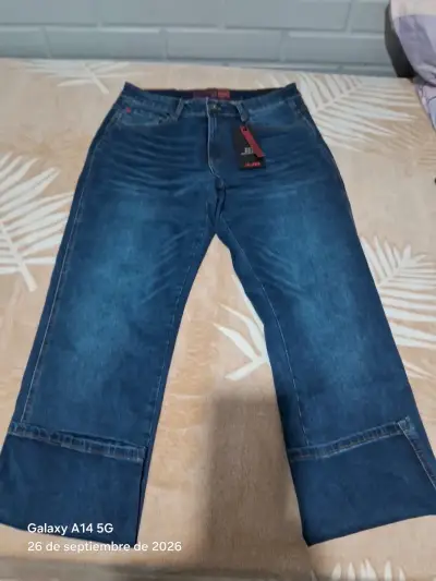 Jeans rectos para hombre JJO Denim azul - miniatura 1