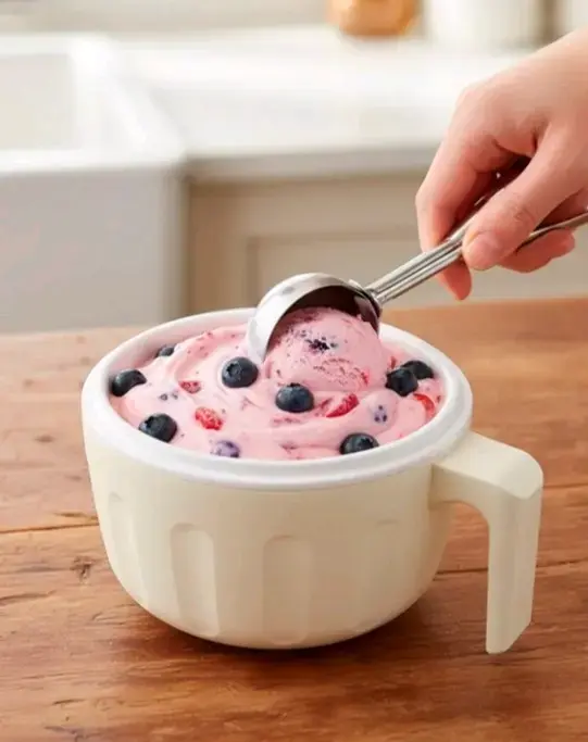 Máquina de Helados Portátil Recco Blanca - 2