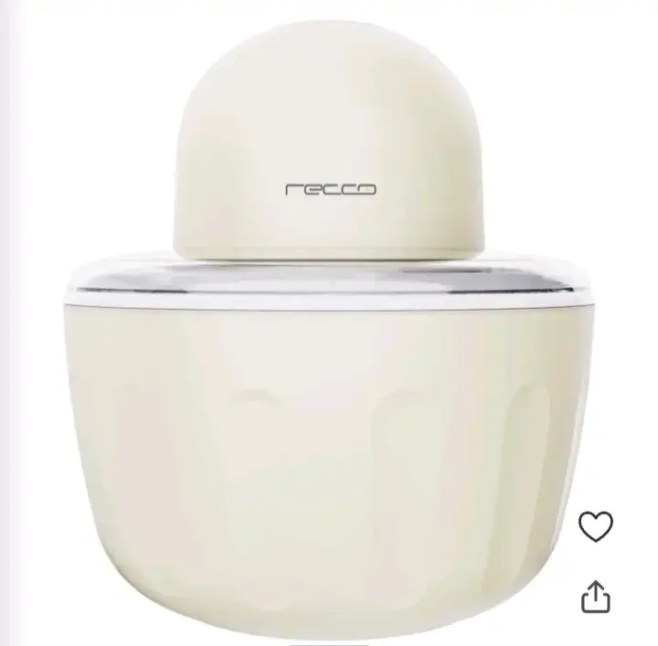 Máquina de Helados Portátil Recco Blanca - 4