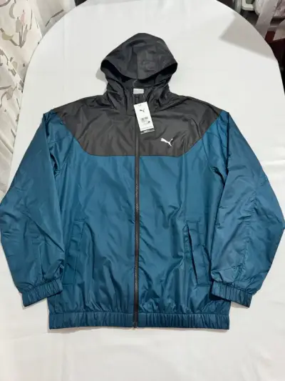 Chaqueta Deportiva Azul con Capucha Puma - miniatura 2