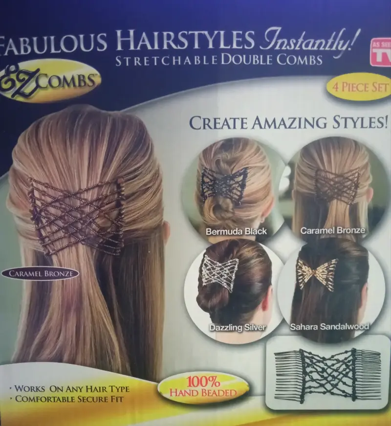Set de Peinetas Doble Elásticas E-Z Combs - 1