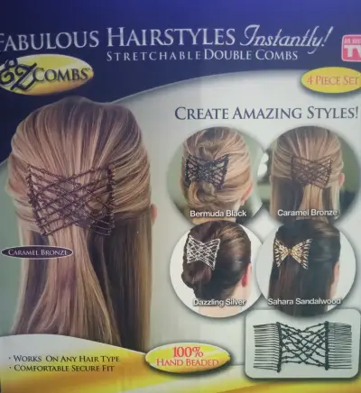 Set de Peinetas Doble Elásticas E-Z Combs - miniatura 1