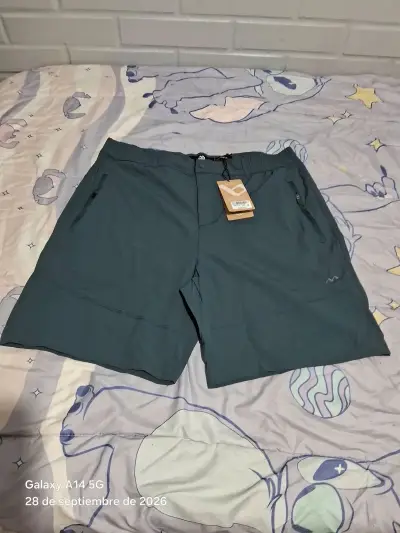 Shorts deportivos para hombre color azul - miniatura 1