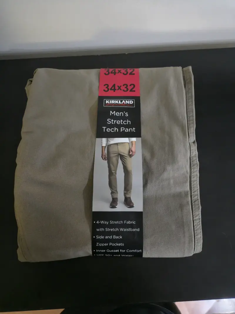 Pantalones Stretch Tech para Hombre Kirkland 34x32 - 1