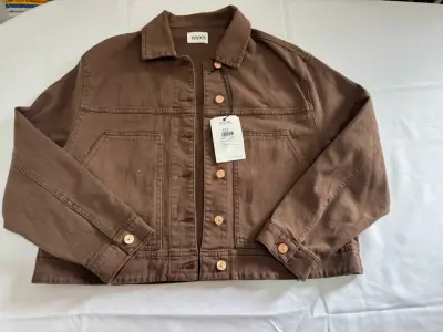 Chaqueta de mezclilla marrón Wados para mujer - miniatura 1