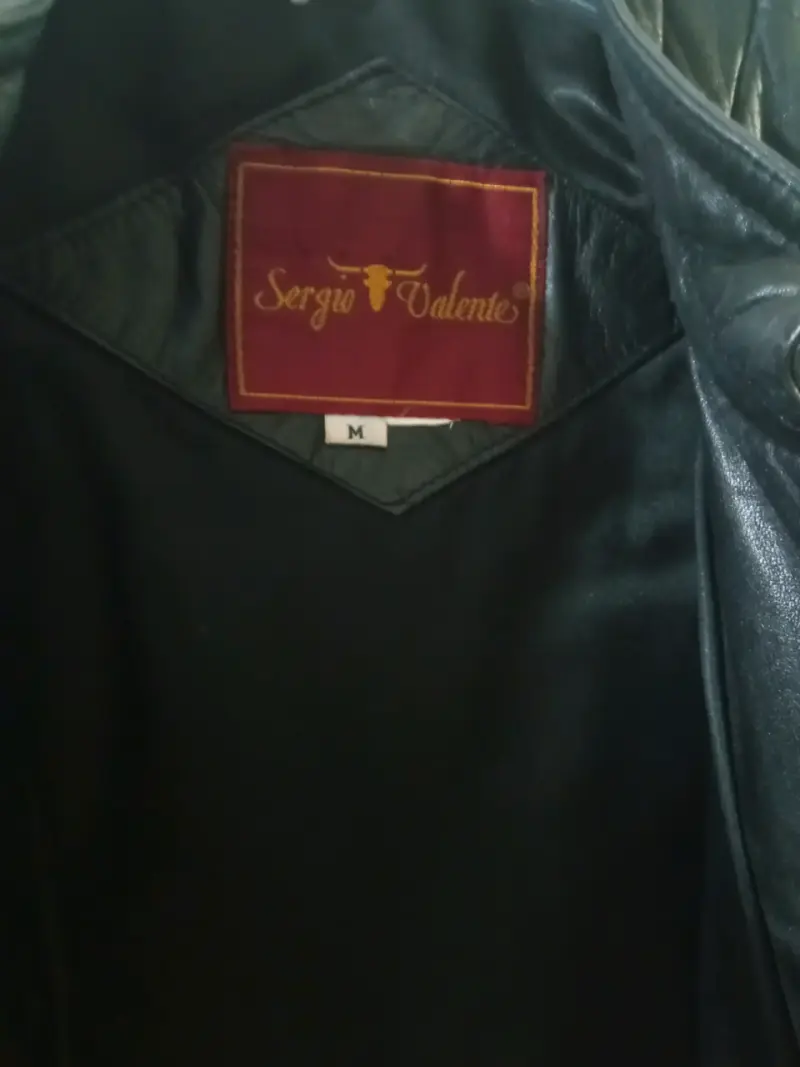Chaqueta de cuero negra dama - 6