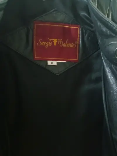 Chaqueta de cuero negra dama - miniatura 6