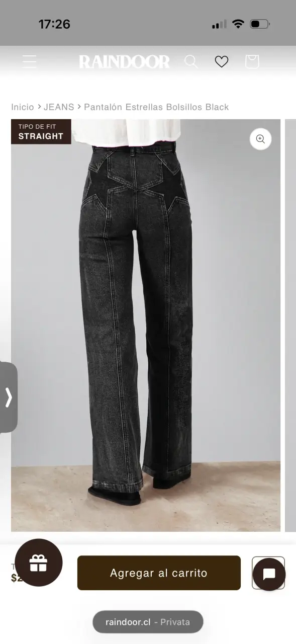 Jeans Raindoor 38 estrellas en bolsillos - 2