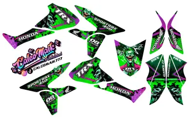 Kit de calcomanías para Honda TRX 450R Joker - miniatura 2