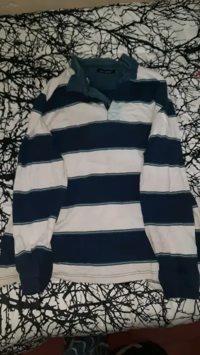 Polera de rayas azul y blanco para hombre talla - miniatura 2