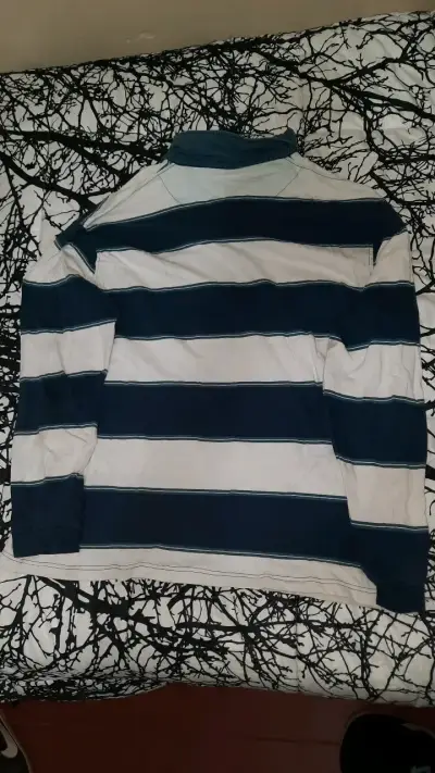 Polera de rayas azul y blanco para hombre talla - miniatura 4