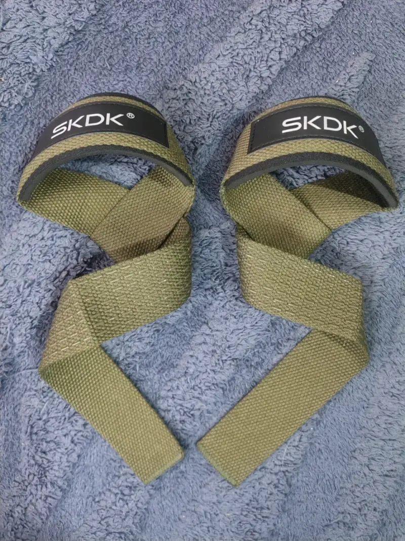 Correas de levantamiento de pesas SKDK verdes
