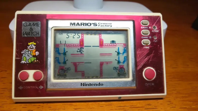 Nintendo Game & Watch Mario's Cement factory 1983 - 1