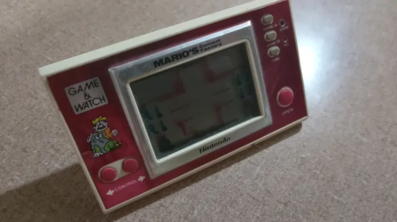 Nintendo Game & Watch Mario's Cement factory 1983 - 3