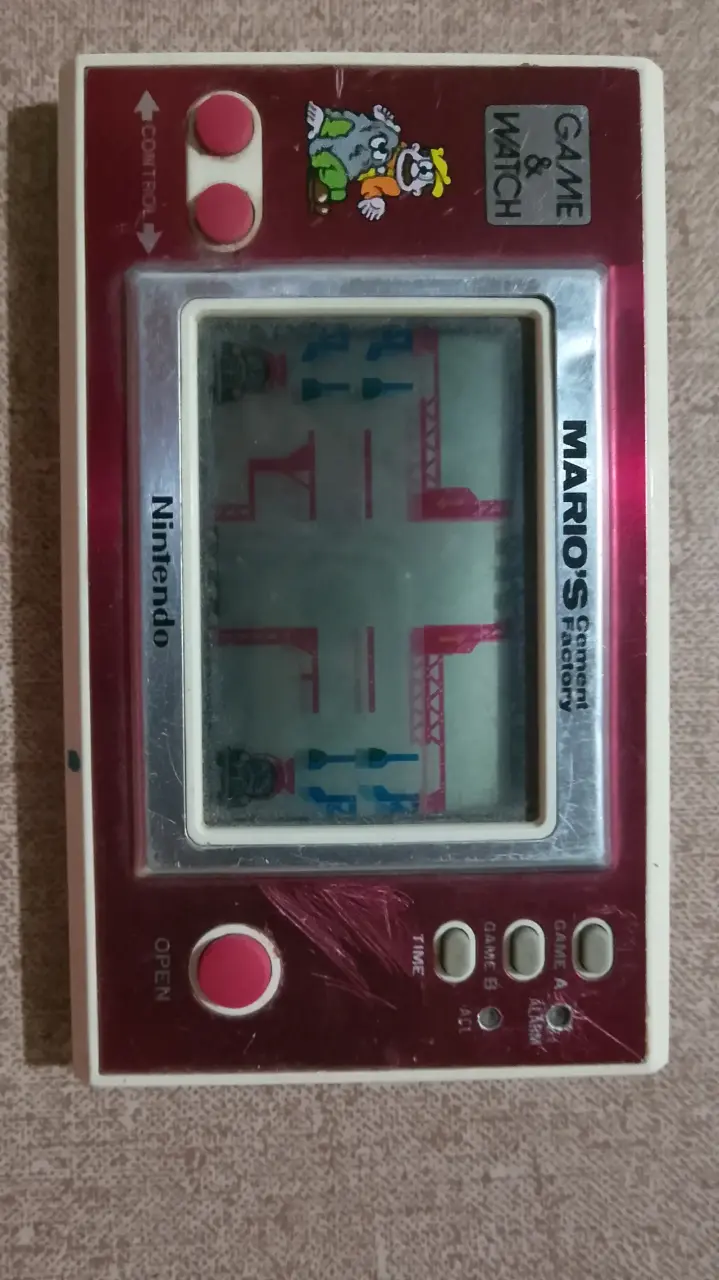 Nintendo Game & Watch Mario's Cement factory 1983 - 6
