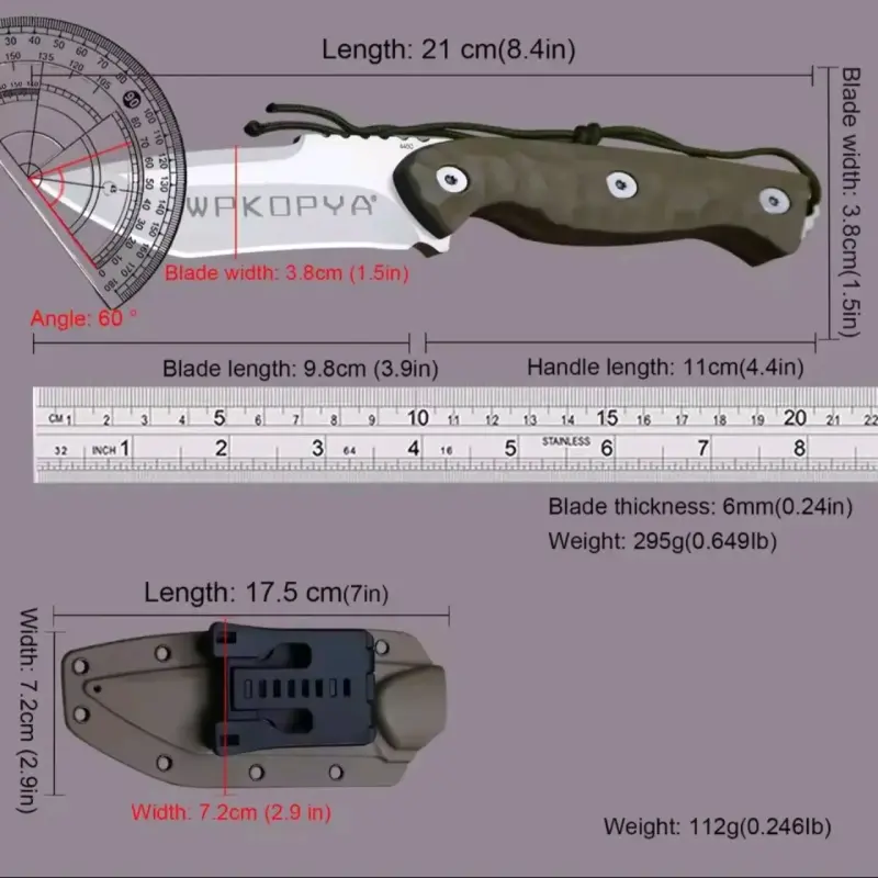 Cuchillo Wpkopya 440C - 2