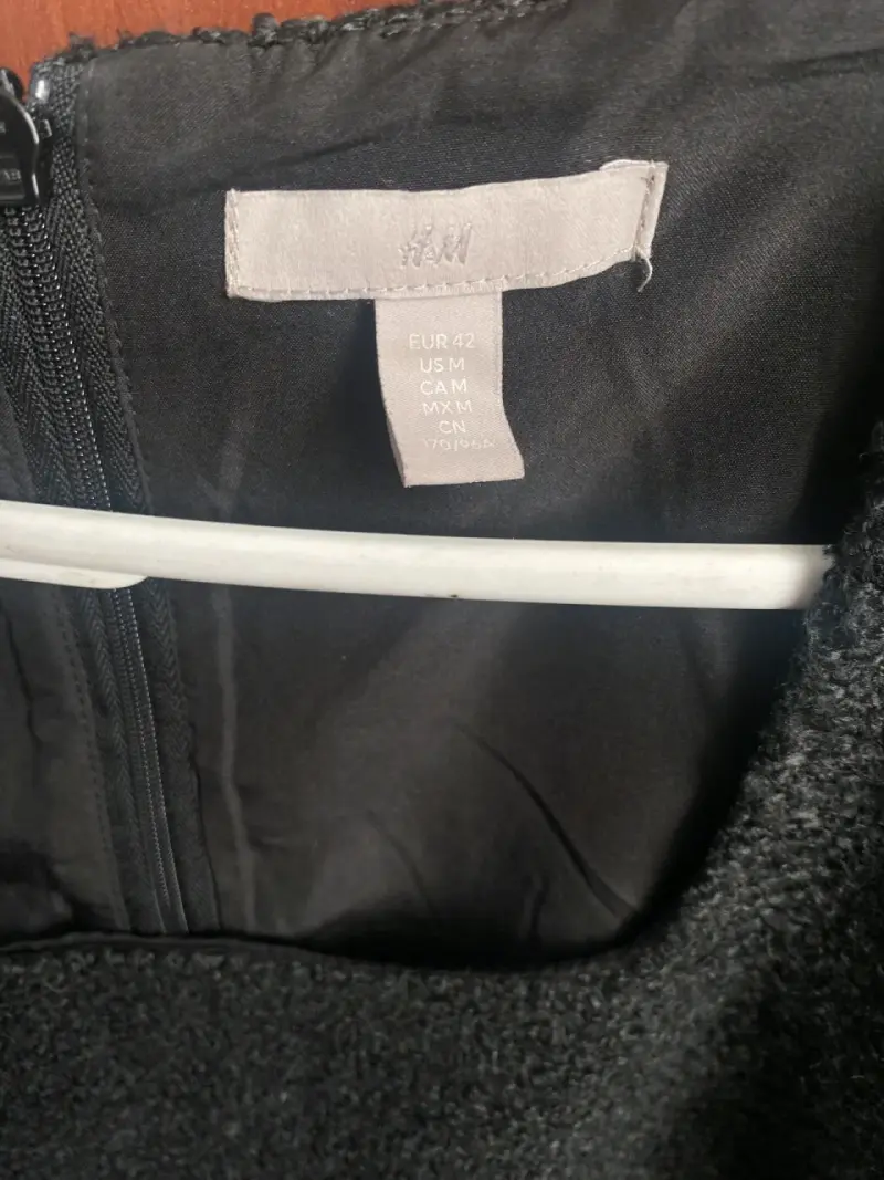 Vestido negro H&M talla M - 2